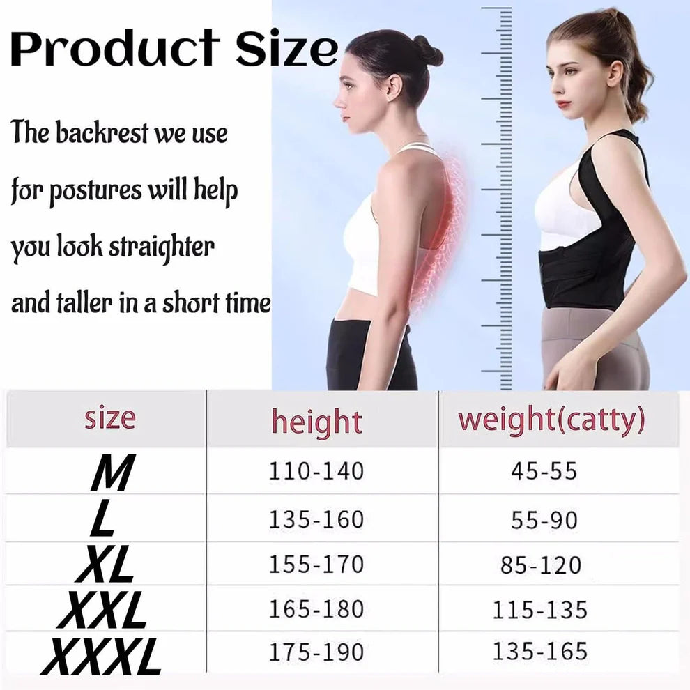 Adjustable Back Posture Corrector/ Slouching Relieve Pain Belt Women Men |🔥FLAT 50% OFF SALE