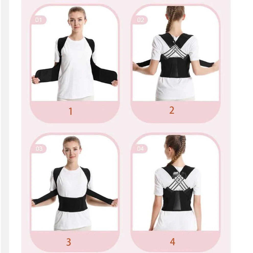 Adjustable Back Posture Corrector/ Slouching Relieve Pain Belt Women Men |🔥FLAT 50% OFF SALE