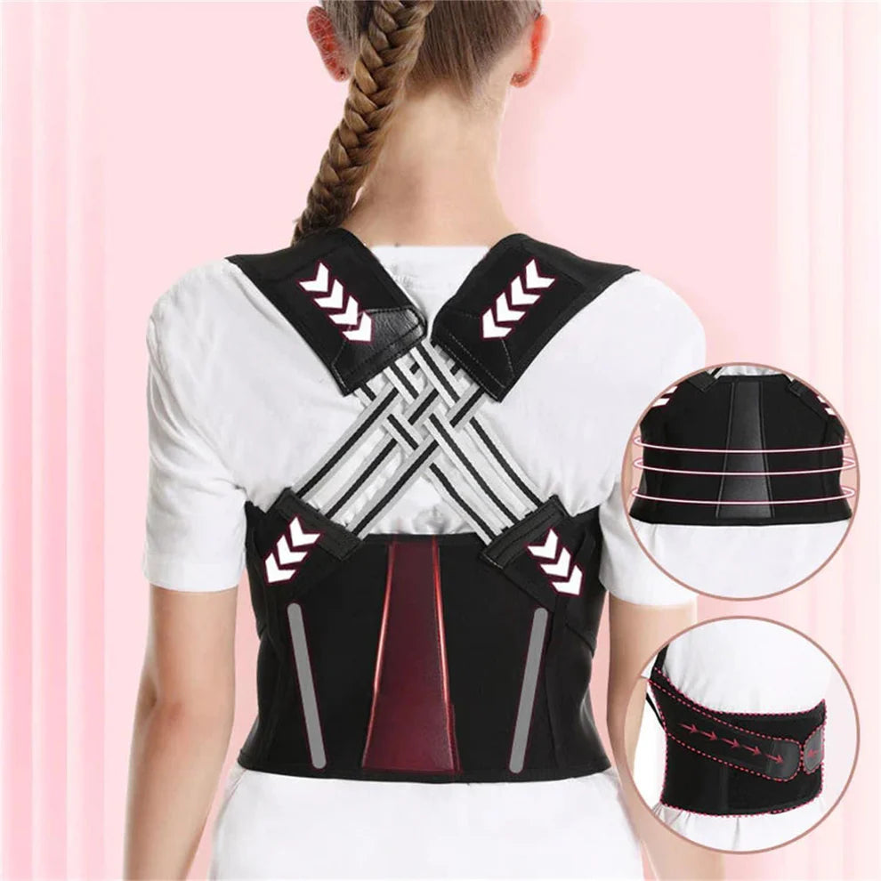 Adjustable Back Posture Corrector/ Slouching Relieve Pain Belt Women Men |🔥FLAT 50% OFF SALE