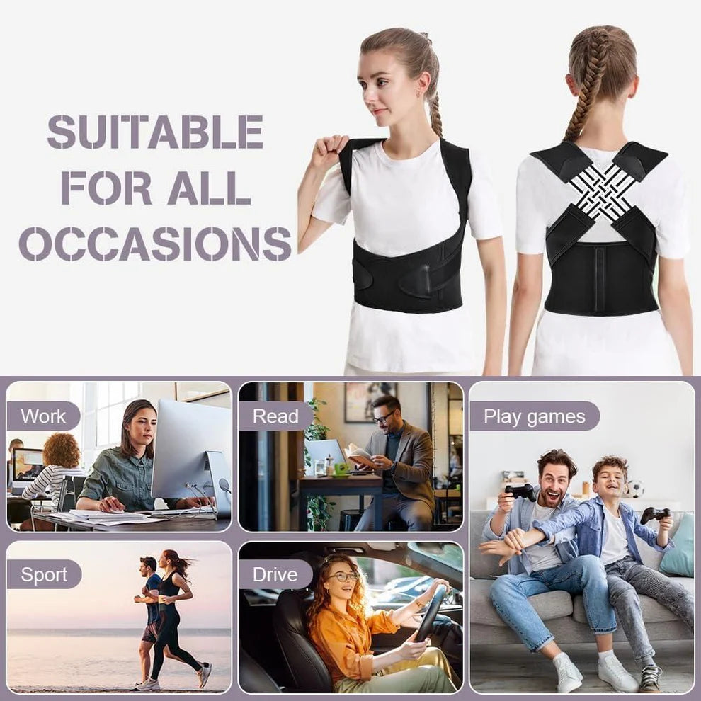 Adjustable Back Posture Corrector/ Slouching Relieve Pain Belt Women Men |🔥FLAT 50% OFF SALE